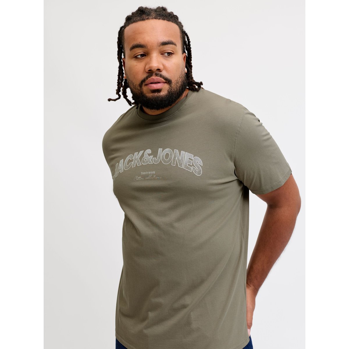 T-Shirt vetiver, JACK & JONES