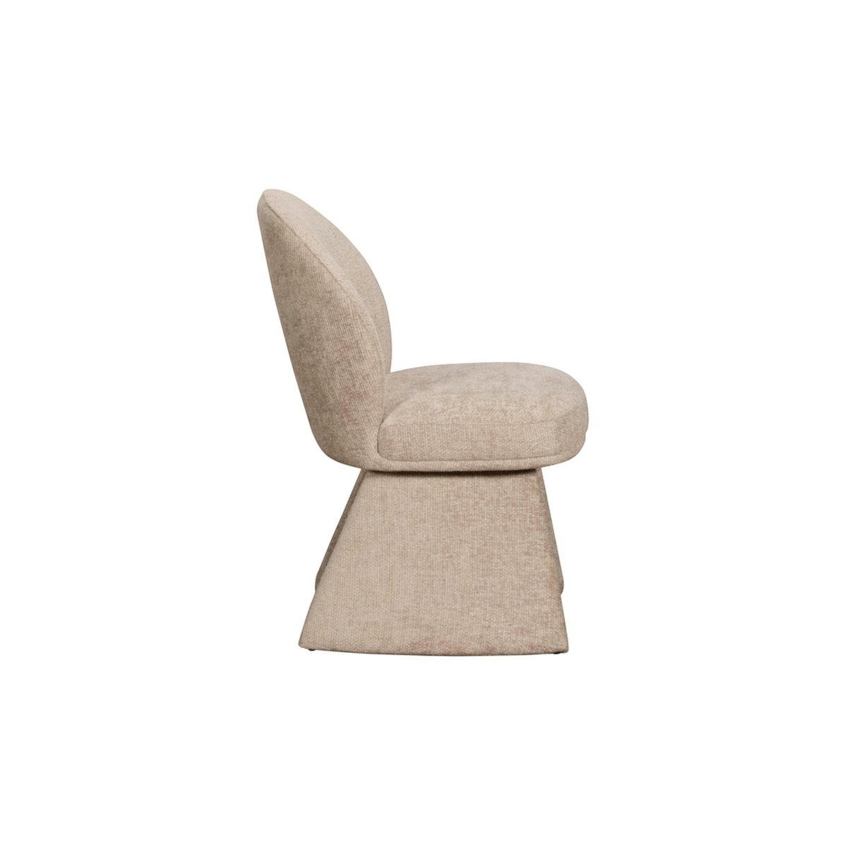 Chaise design beige à assise rembourrée (lot de 2) TREVI beige, PIER IMPORT
