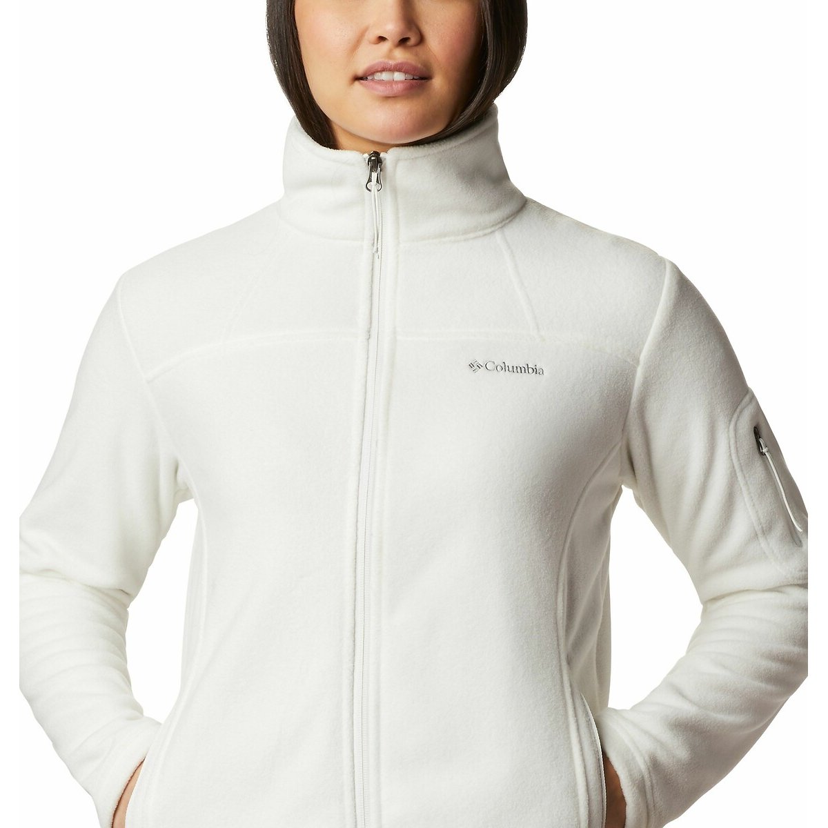 Giacca pile cerniera Fast Trek™ II bianco, COLUMBIA