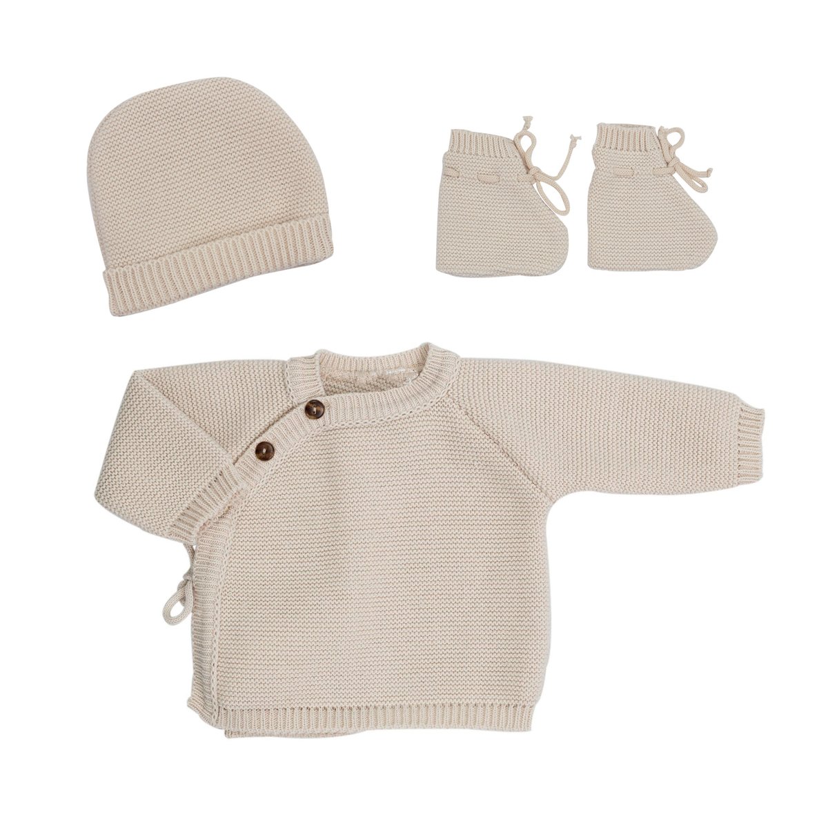 Ensemble 3 pièces pour bébé #e0cda9, TROIS KILOS SEPT