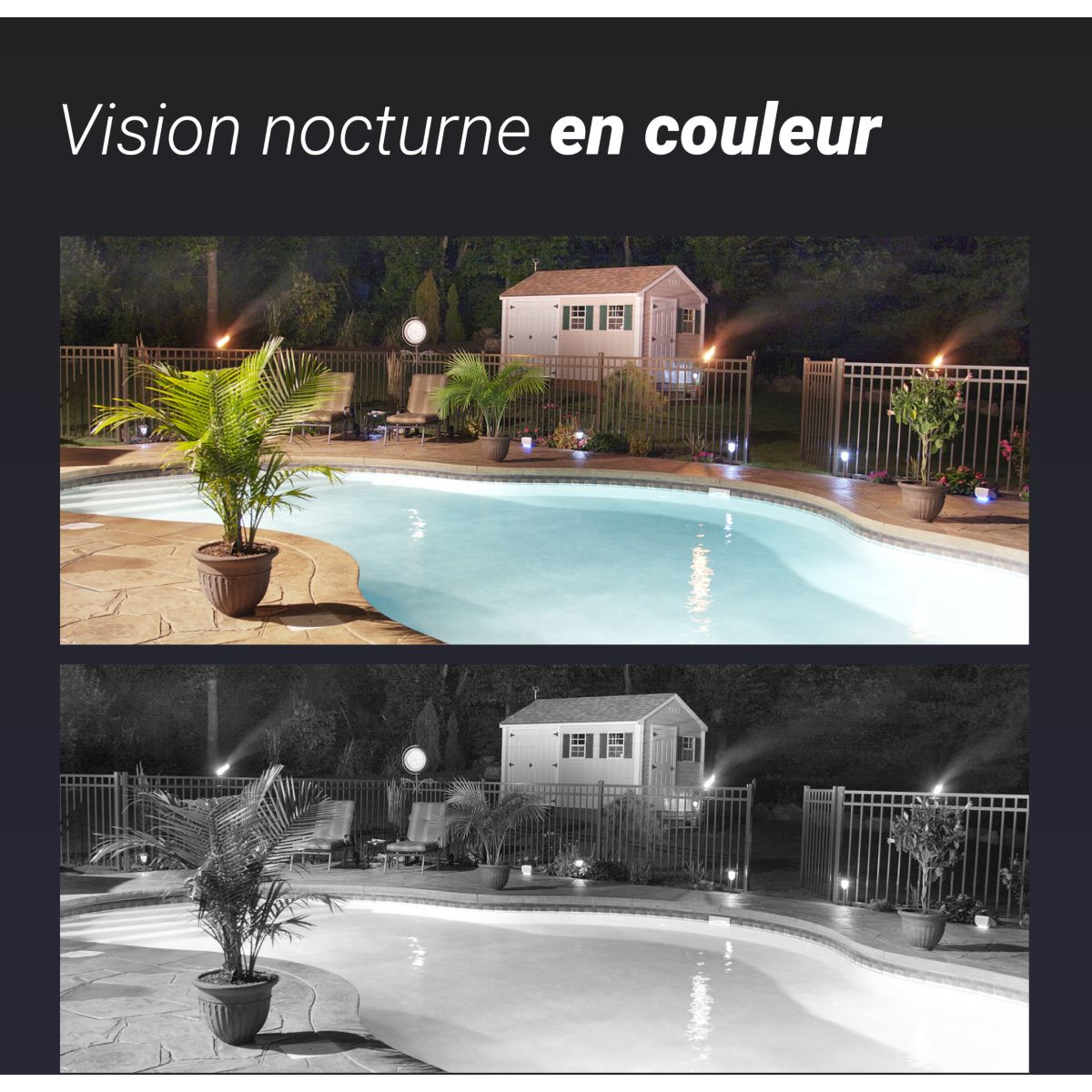 Caméra de surveillance H8c Pro 4K couleur unique, EZVIZ