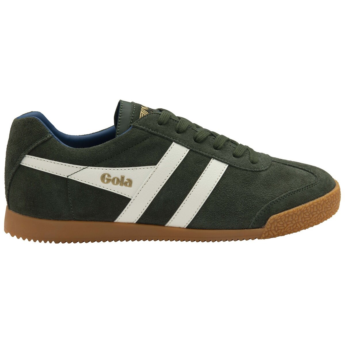 Baskets Harrier kaki/blanc, GOLA
