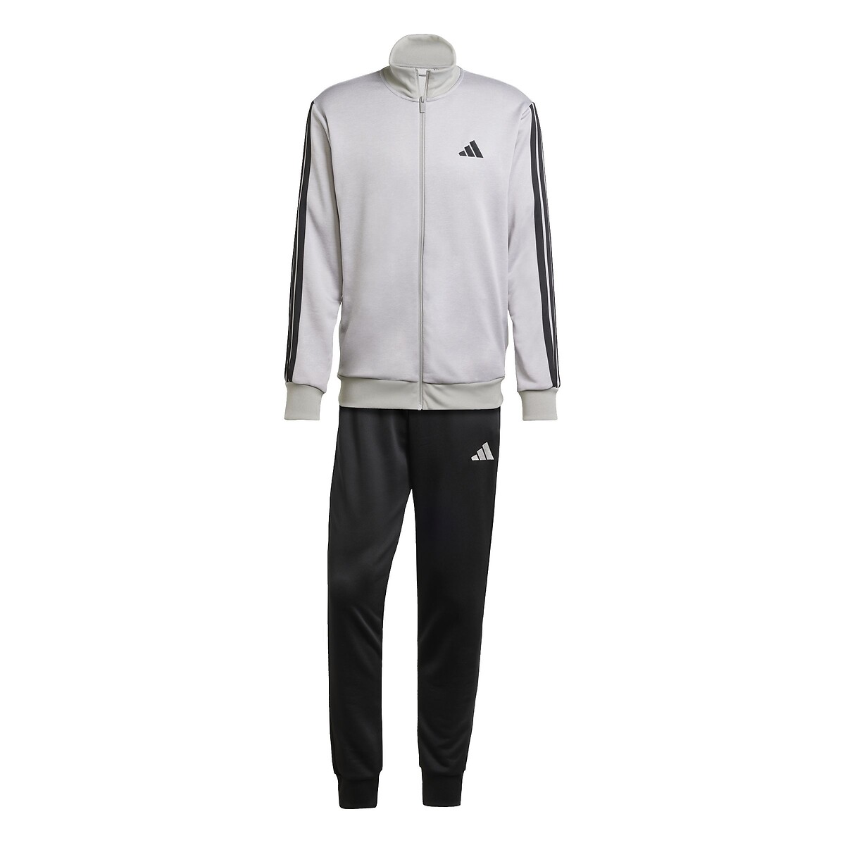 3-Stripes Tracksuit grey marl/black, ADIDAS SPORTSWEAR