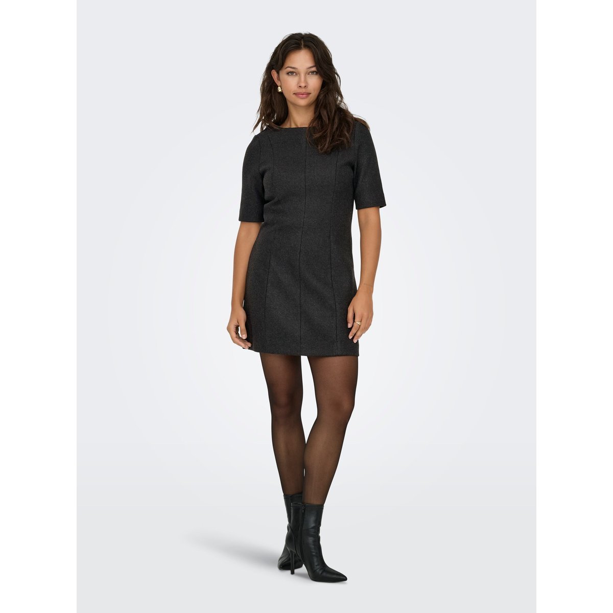 Robe dark grey melange, ONLY