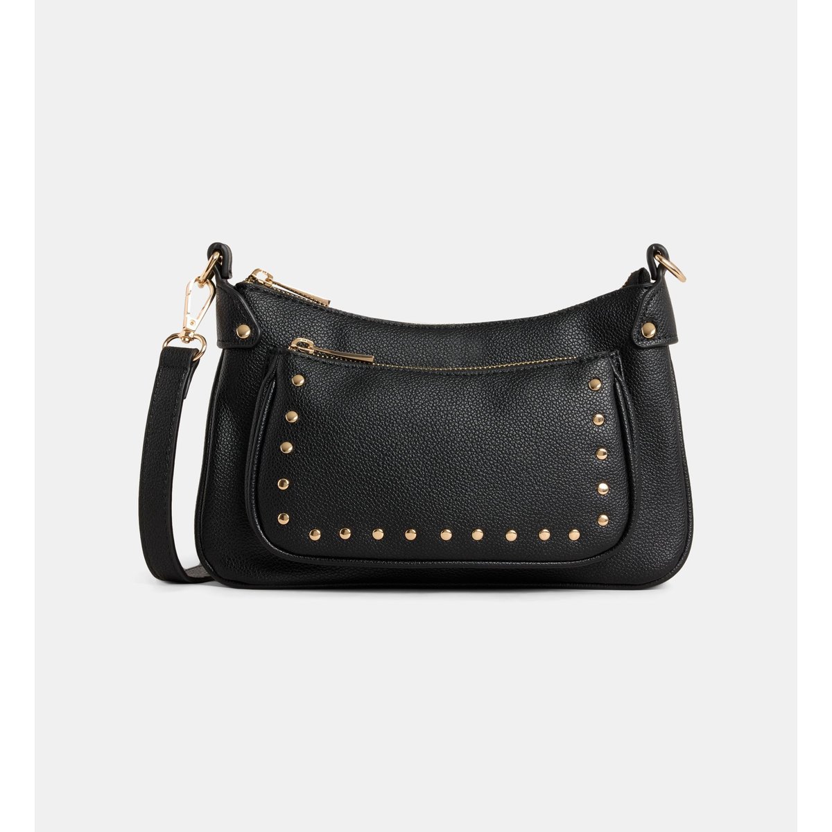 Sac à main molly bandoulière et clous noir, GALERIES LAFAYETTE