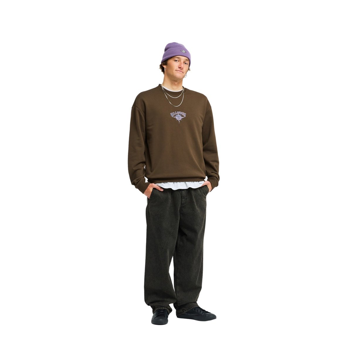 Sweat à capuche BURLEIGH marron dark cedar, BILLABONG
