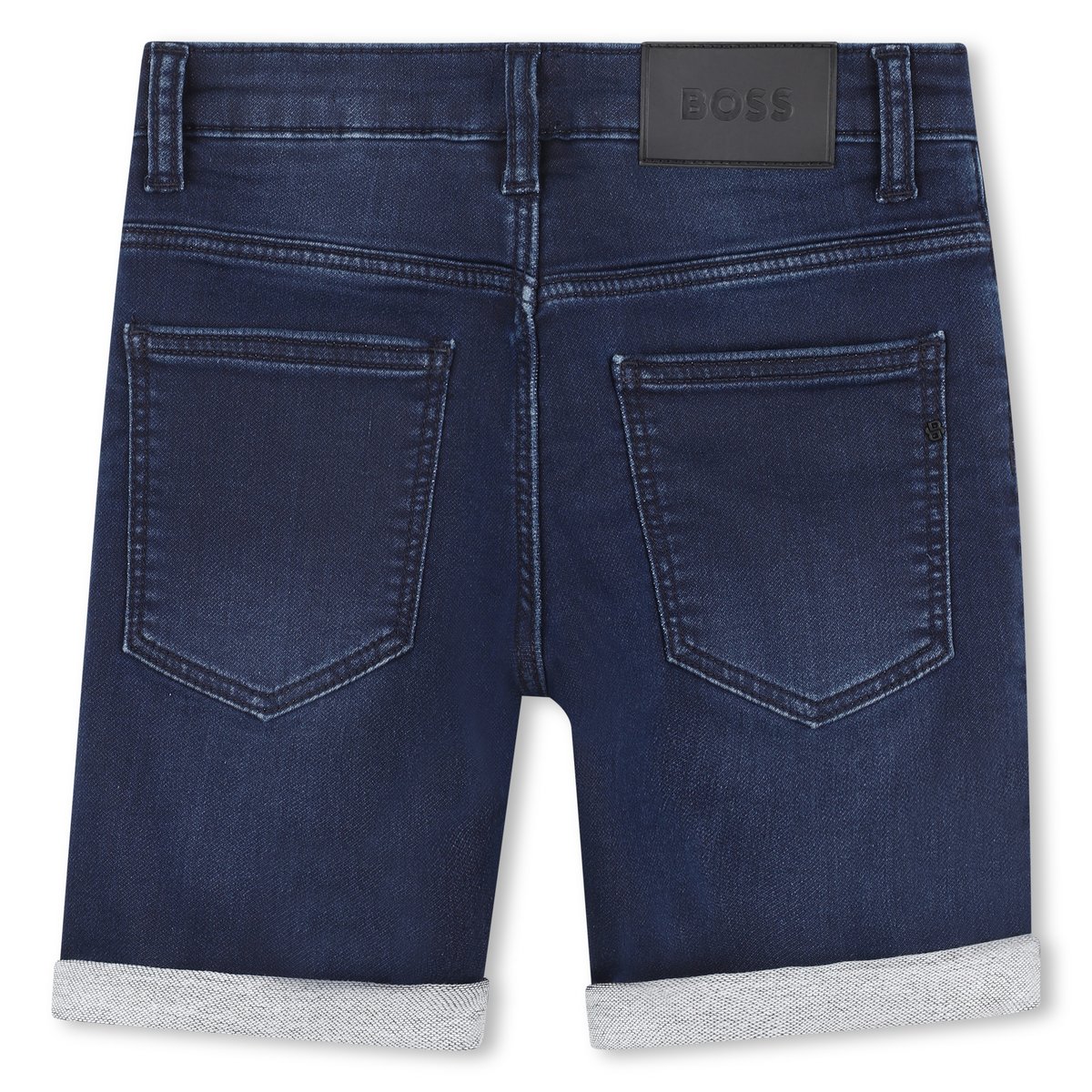 SHORT DENIM stone pulverisation, BOSS KIDSWEAR