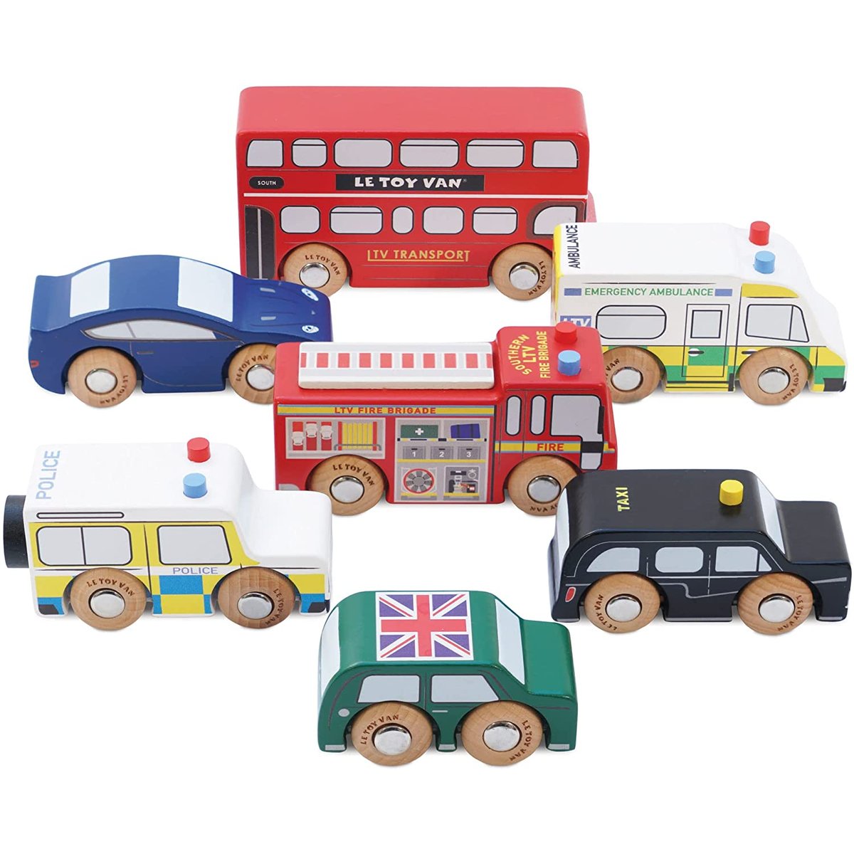Les véhicules Londoniens rouge, LE TOY VAN