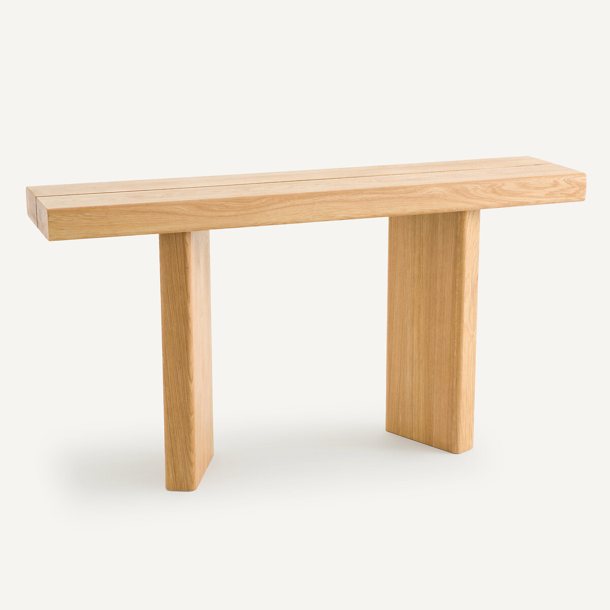 Console chêne et plaqué L140 cm, Olaga chêne naturel, AM.PM