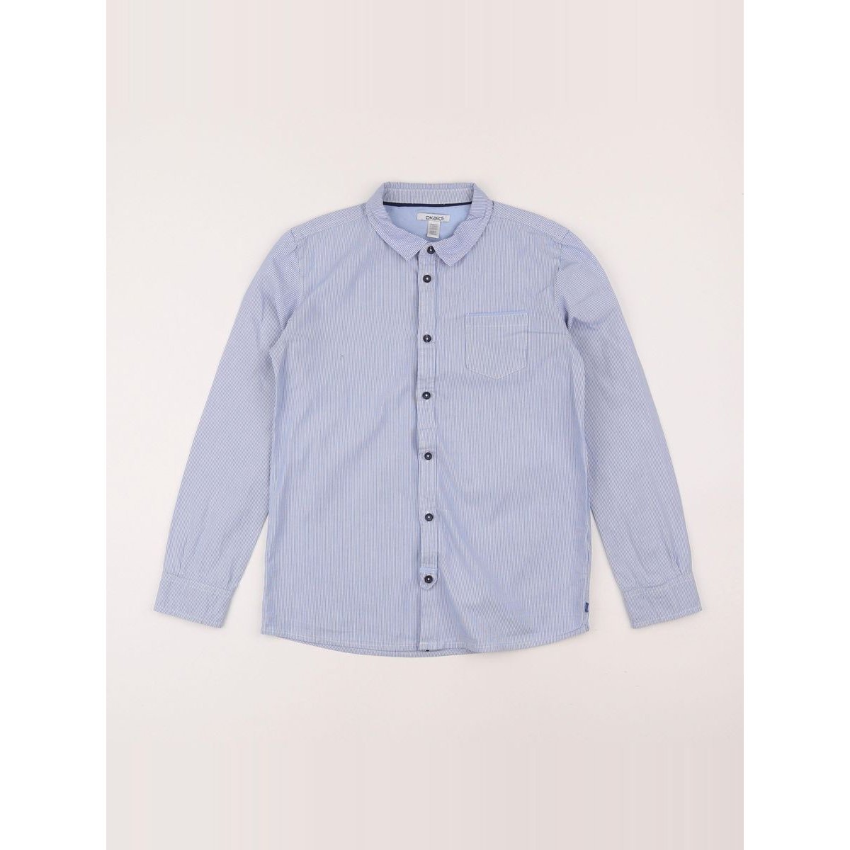Chemise - Bon état blanc, bleu, OKAIDI