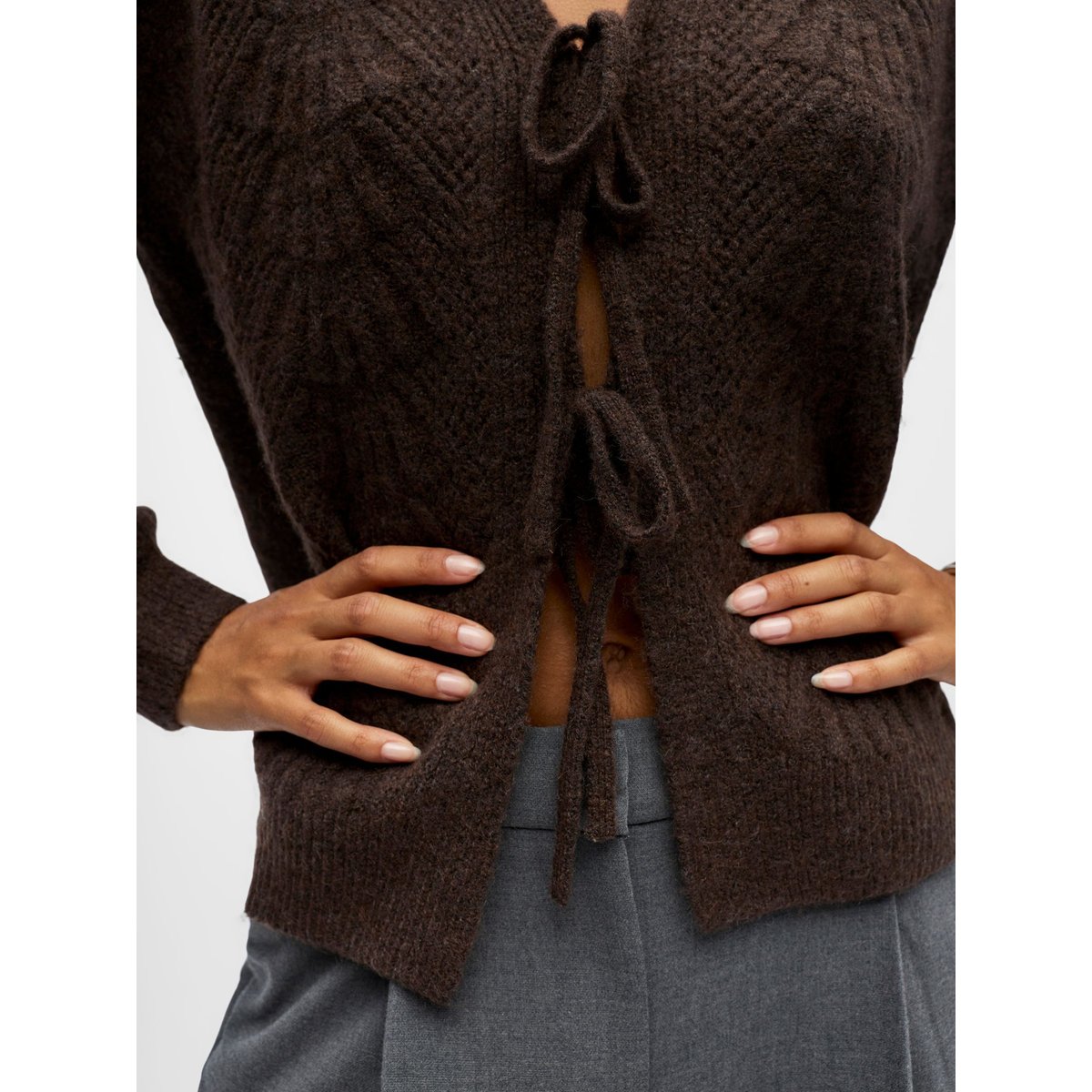 Cardigan seal brown, OBJECT