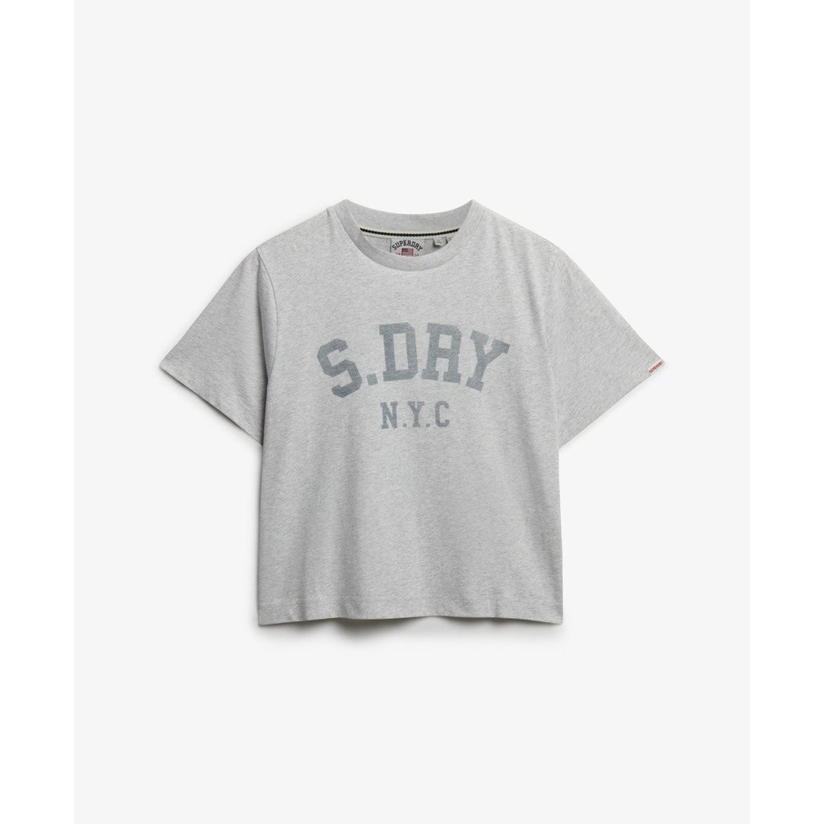 T-shirt Ample Athletic Essentials gris glacier chiné, SUPERDRY