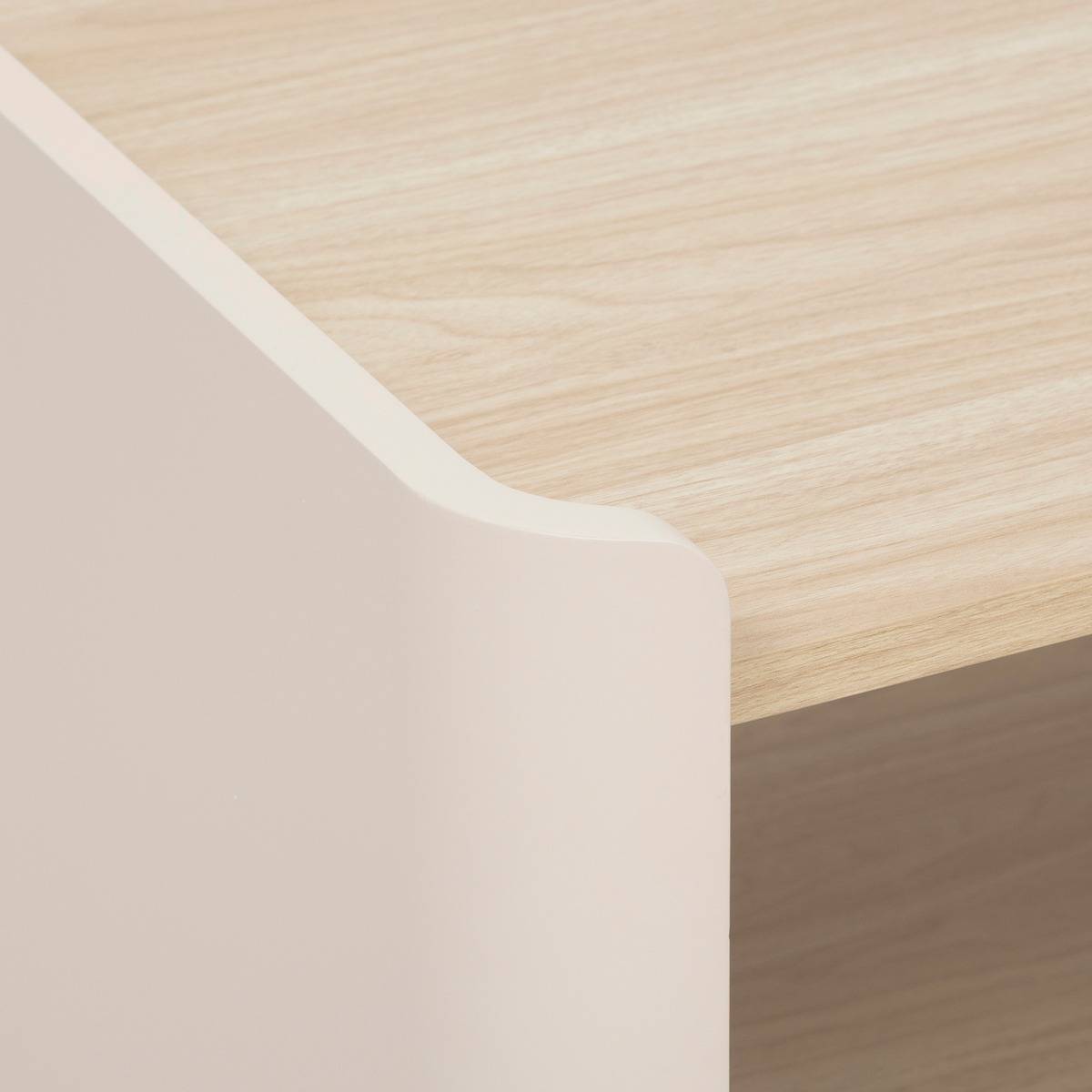 Table basse 2 niveaux ROUNDY ivoire, 5FIVE SIMPLY SMART