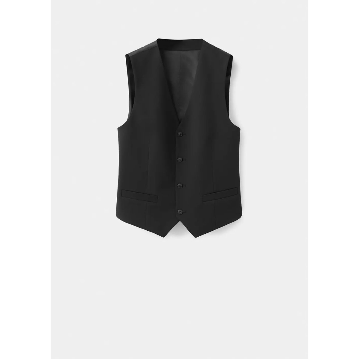 Gilet de costume Paris slim fit noir, MANGO MAN