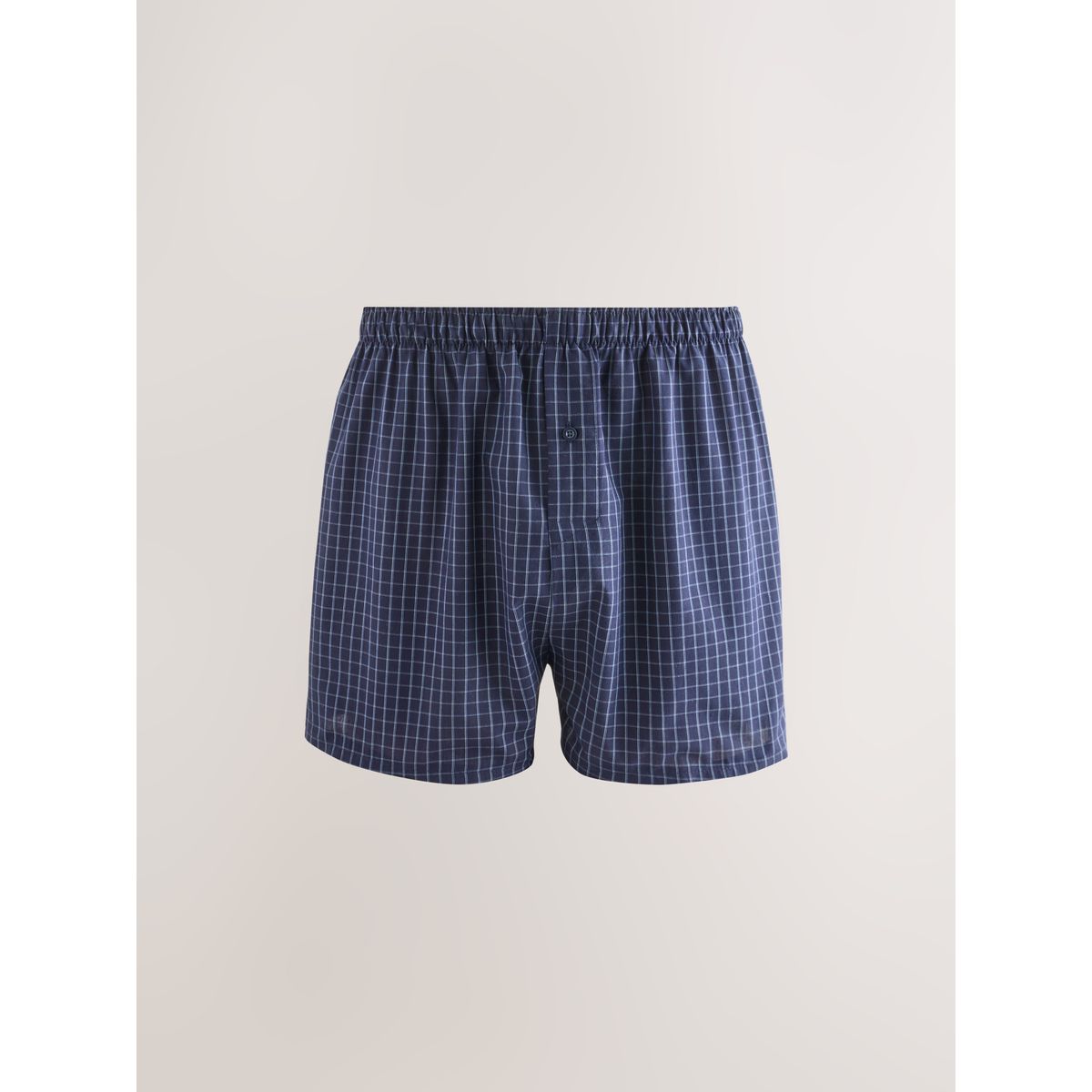 Boxer tissé coton bleu marine, NEXT