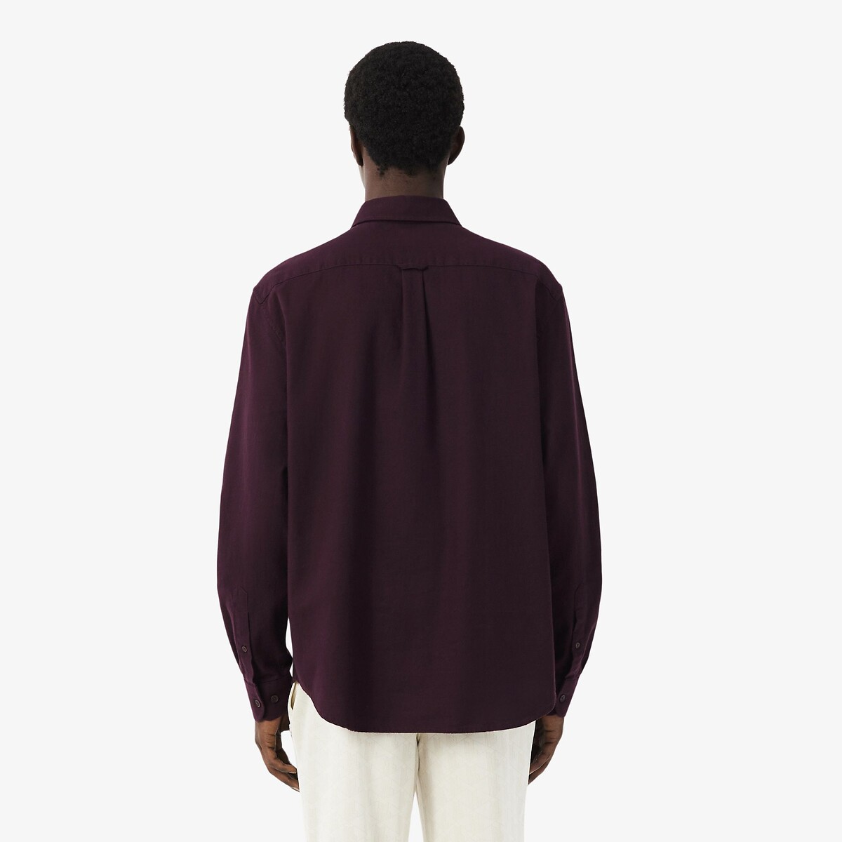 Chemise en flanelle, Regular Fit bordeaux, LACOSTE