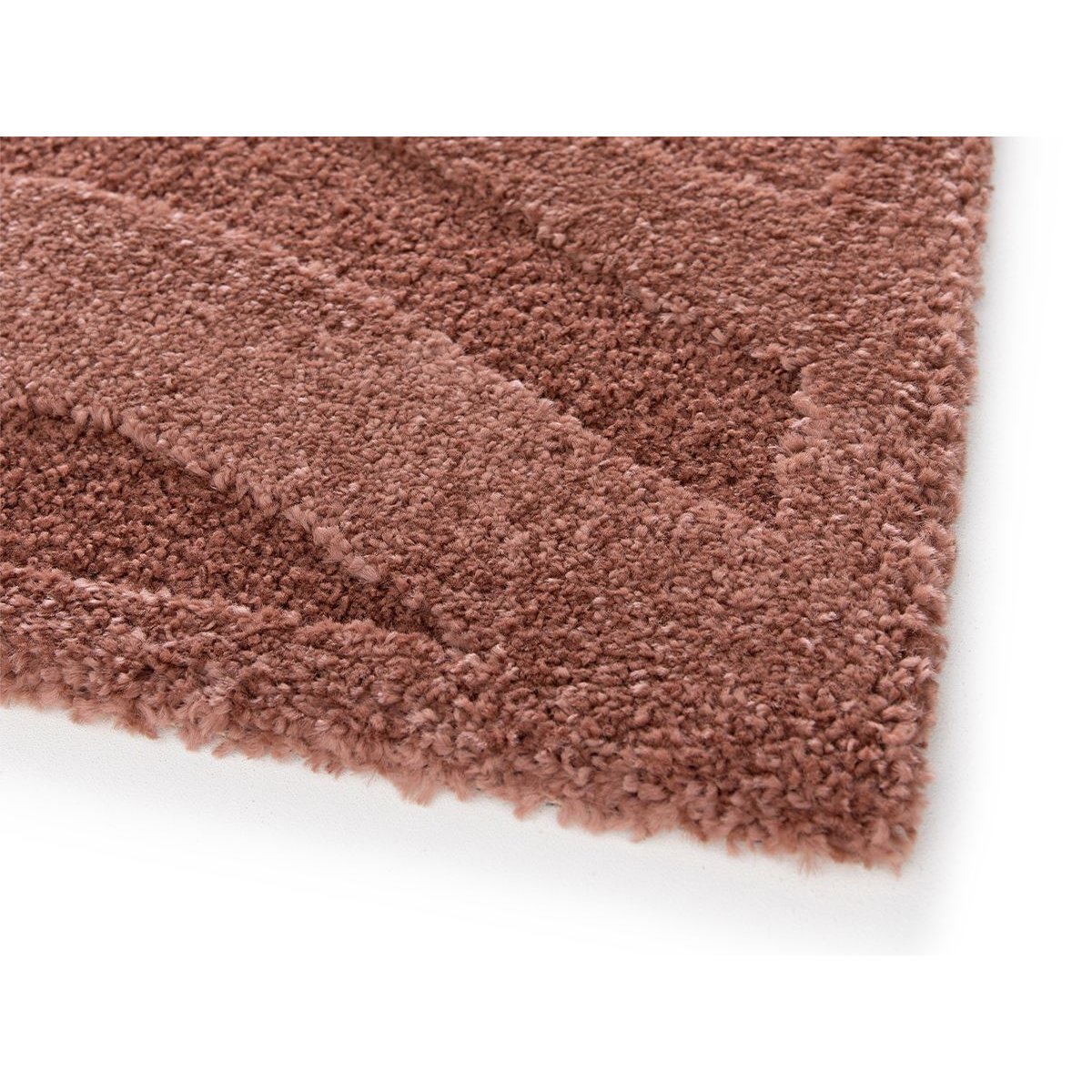 Tapis poils ras style bohème, AVALON rouge, BOBOCHIC