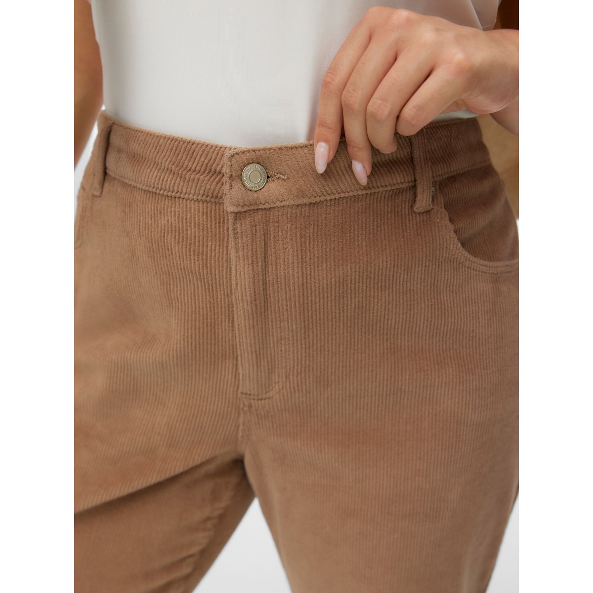 Pantalon À Jambe Large silver mink, VERO MODA