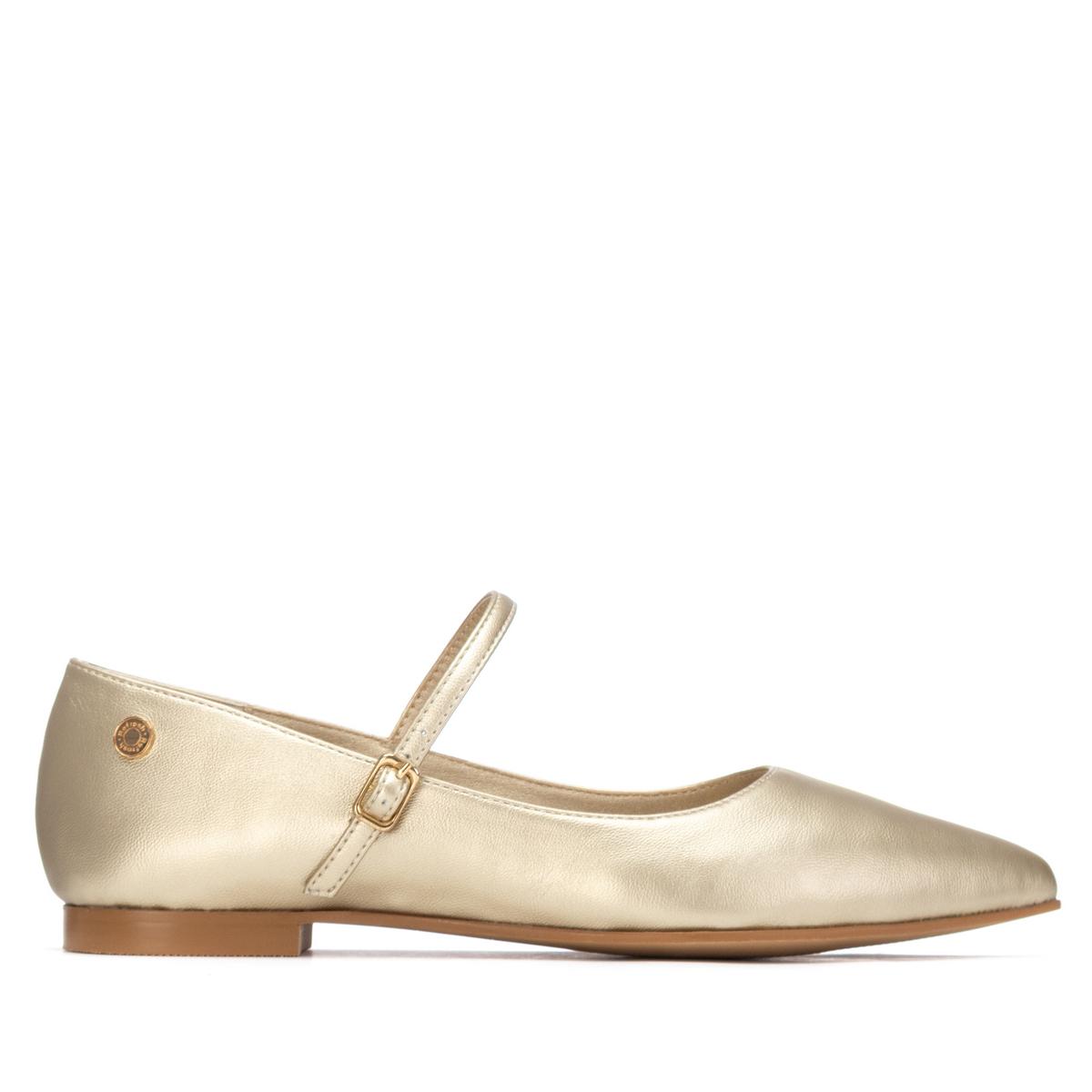 Chaussure Plaine Entreprise Boucle or, REFRESH