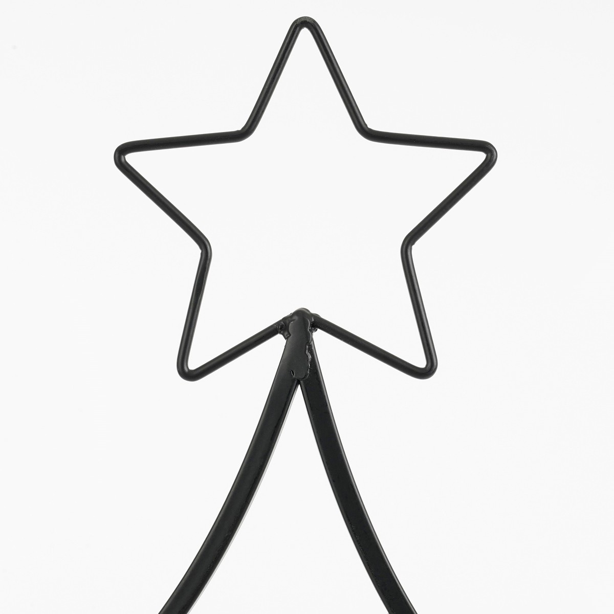 Sapin de Noël décoratif pour ornements H105 cm HOLLIX noir, MICA DECORATIONS