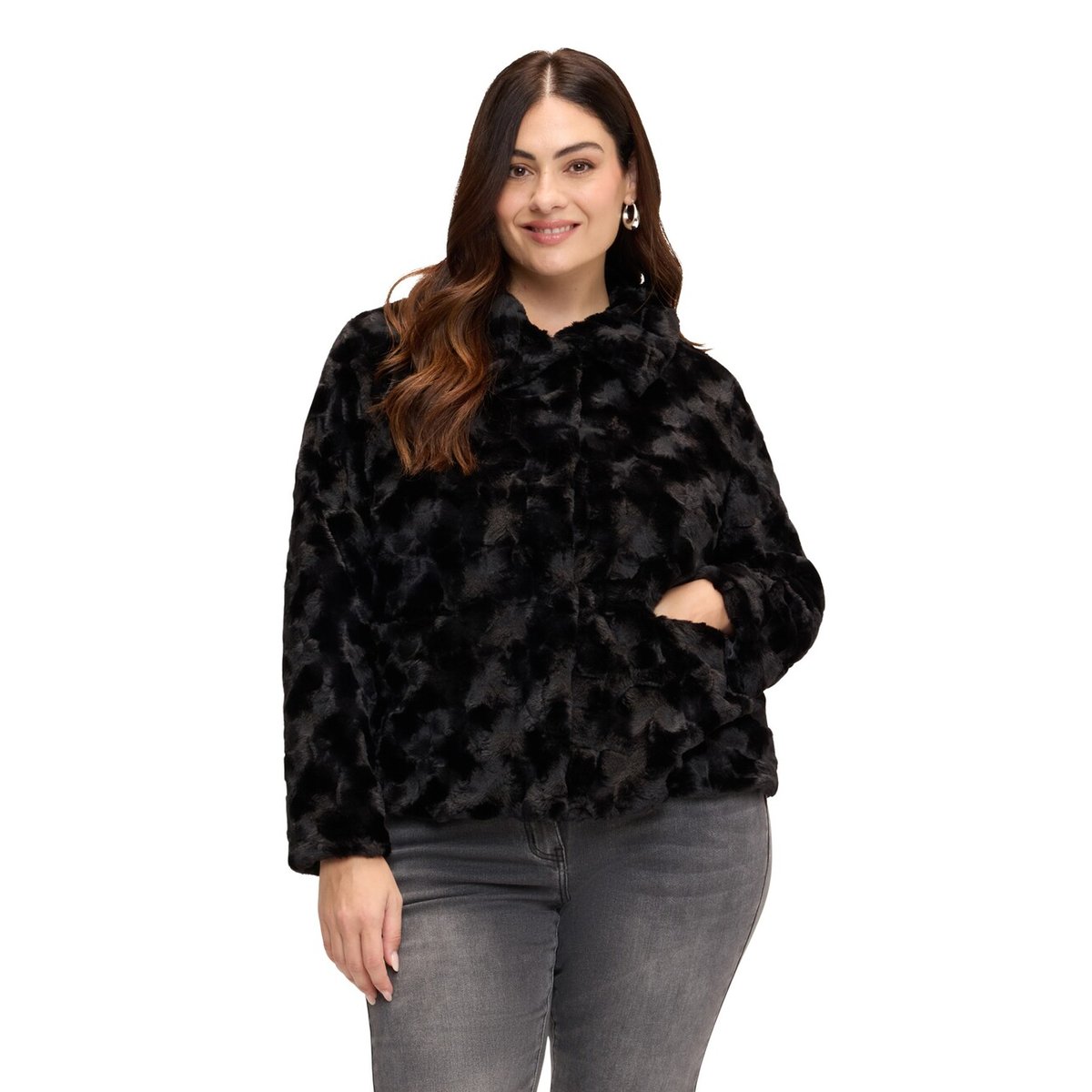 Veste courte noir, FIORELLA RUBINO