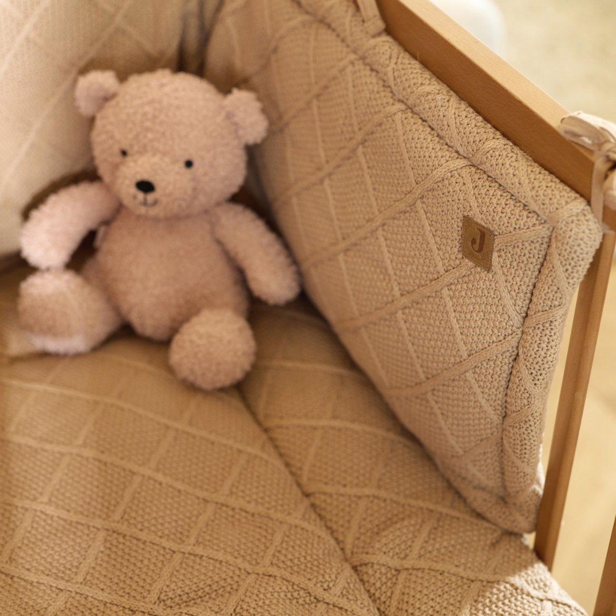 Peluche ours Teddy Bear rose, noir, JOLLEIN