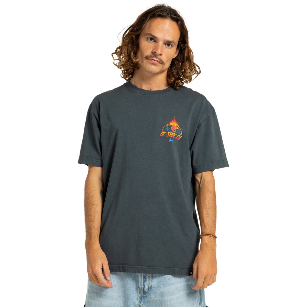 T-shirt à manches courtes FREE FALL. multi black acid, DC SHOES