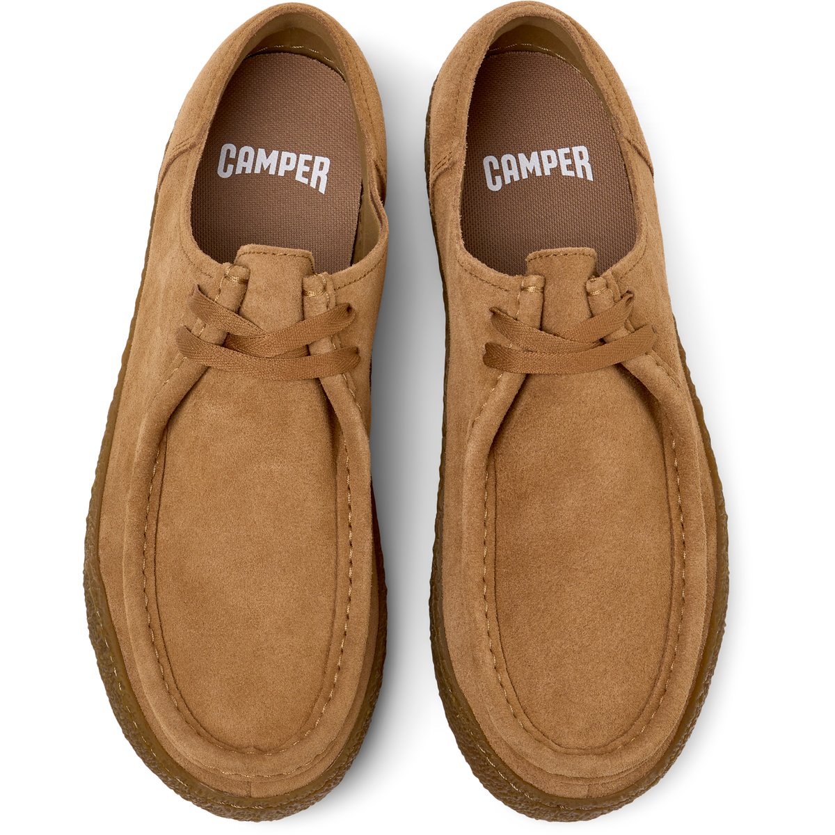 Derbies Cuir PEU TERRENO marron moyen, CAMPER