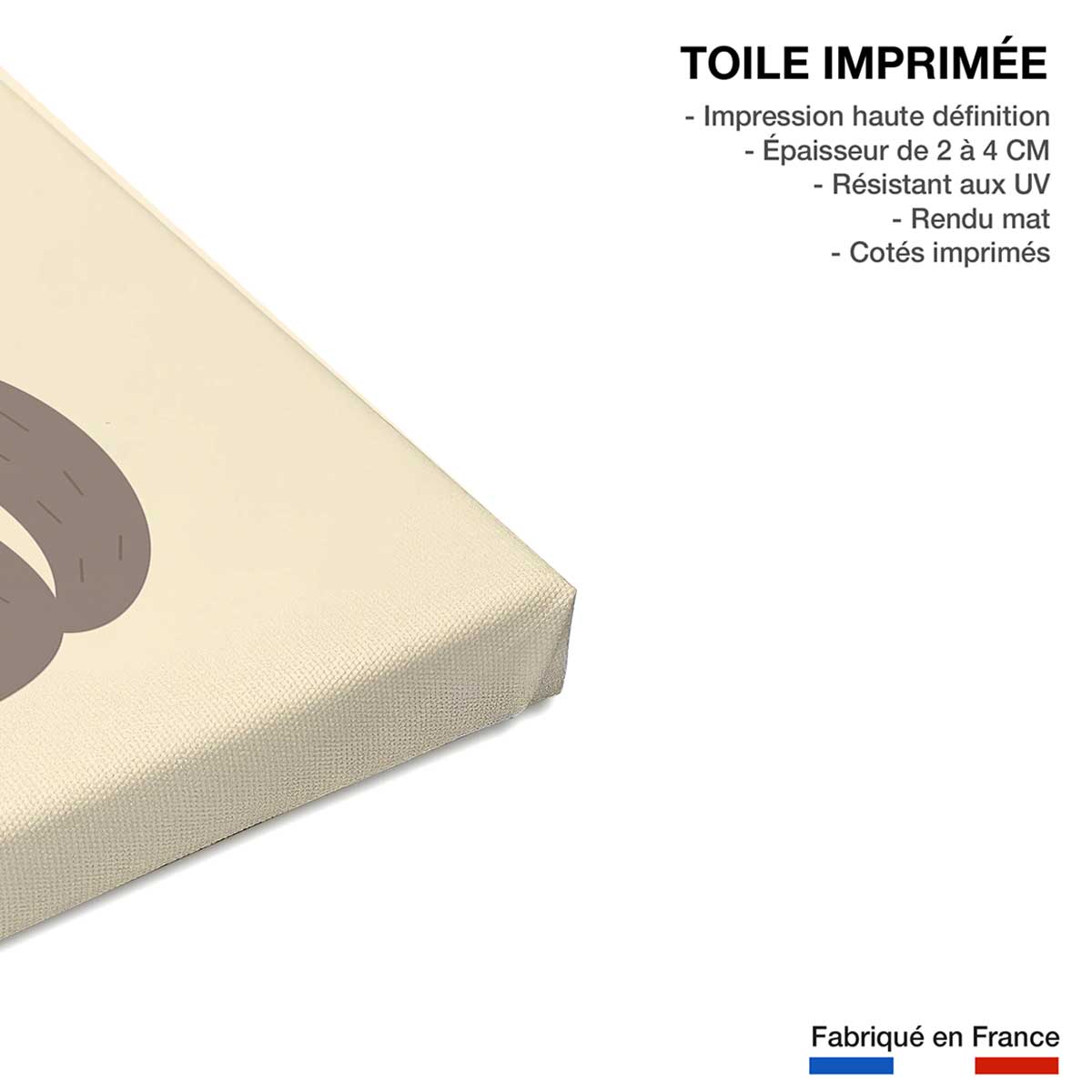 Tableau woo your dream toile imprimée, HEXOA