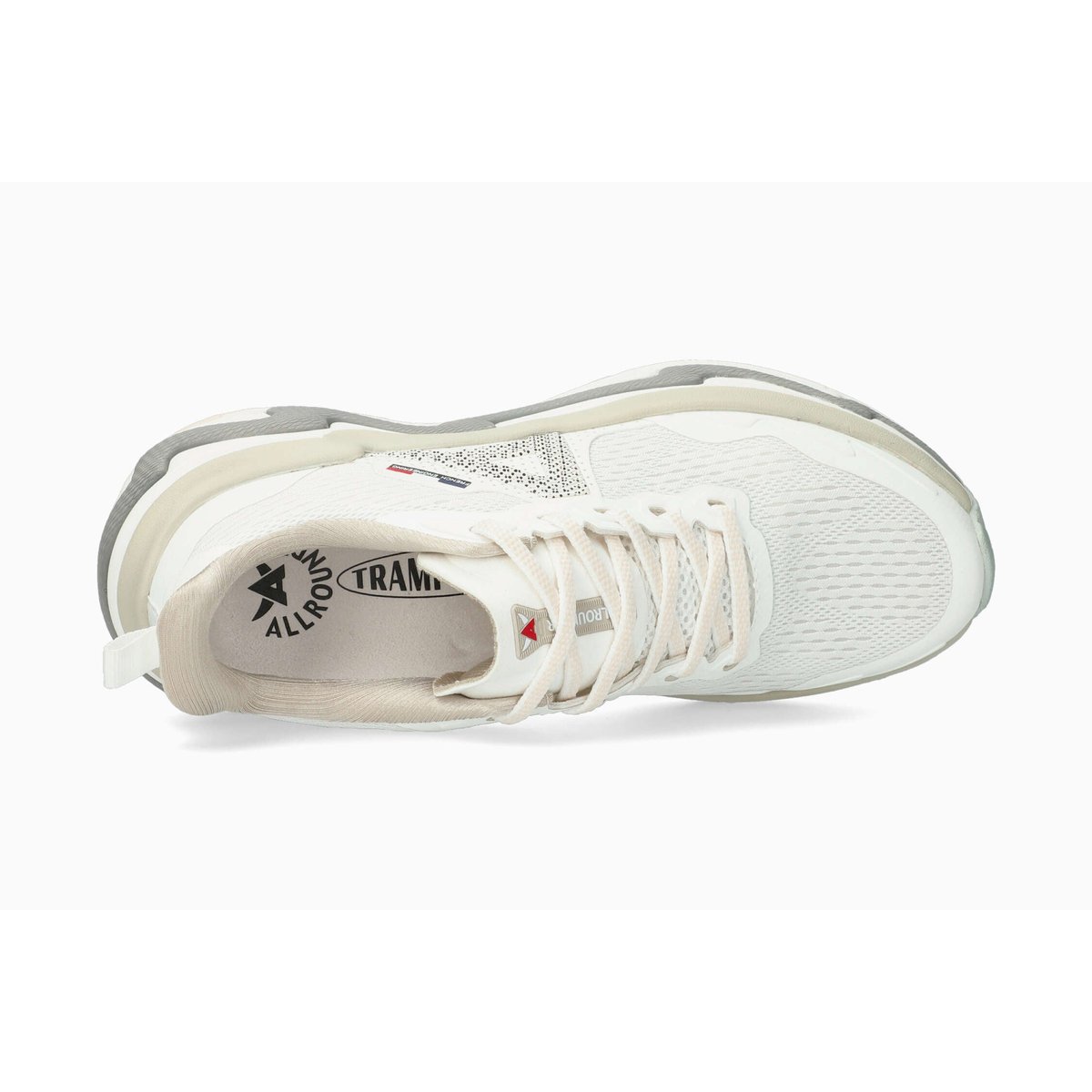Baskets en textile synthetique DYNAMITE b.white p2008785, MEPHISTO