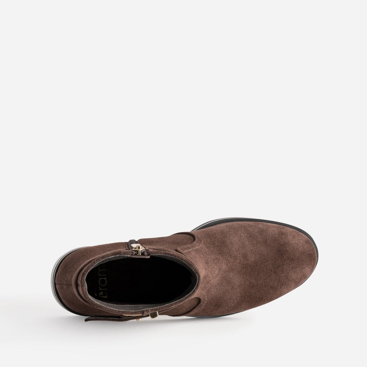 Boots en cuir LUNE chocolat, ERAM