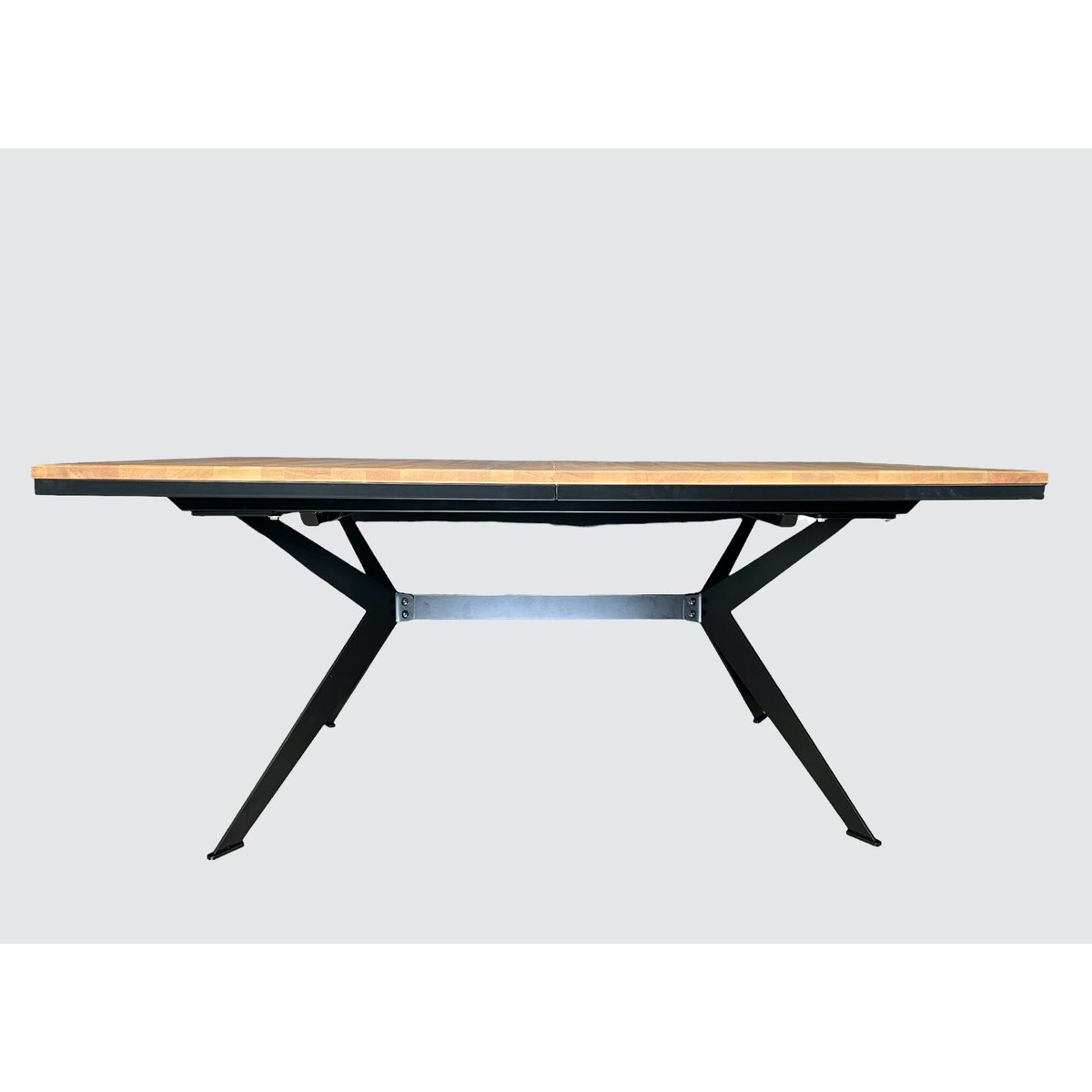 Table rectangulaire extensible en chêne huilé 220 cm PALERME bois naturel, PIER IMPORT