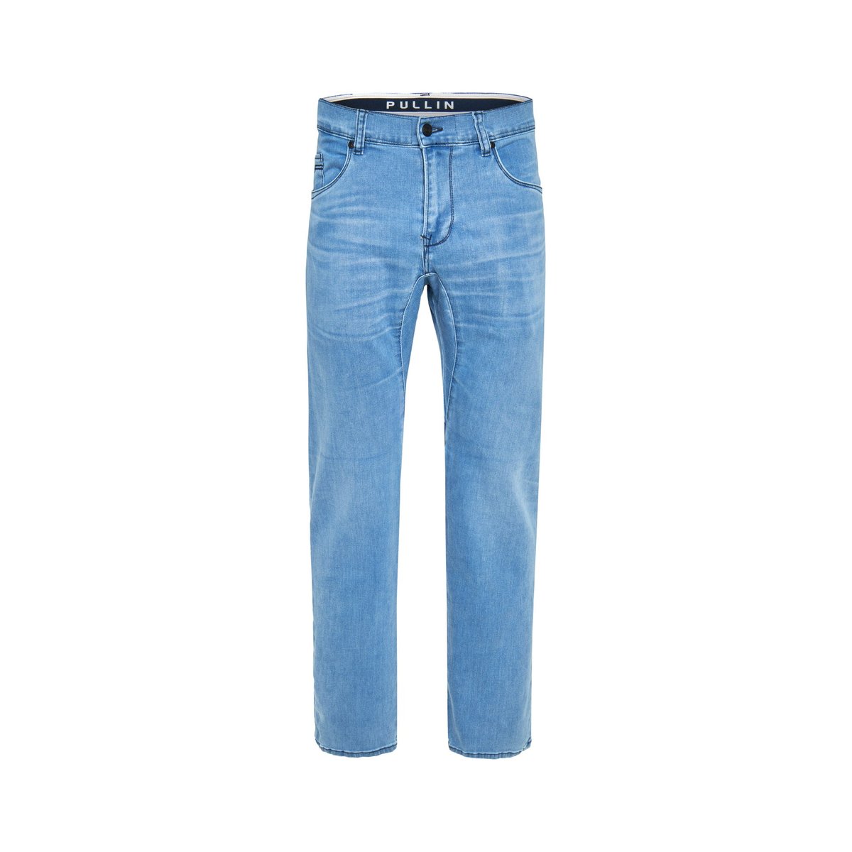PANTALON STRAIGHT SOFT bleu, PULLIN