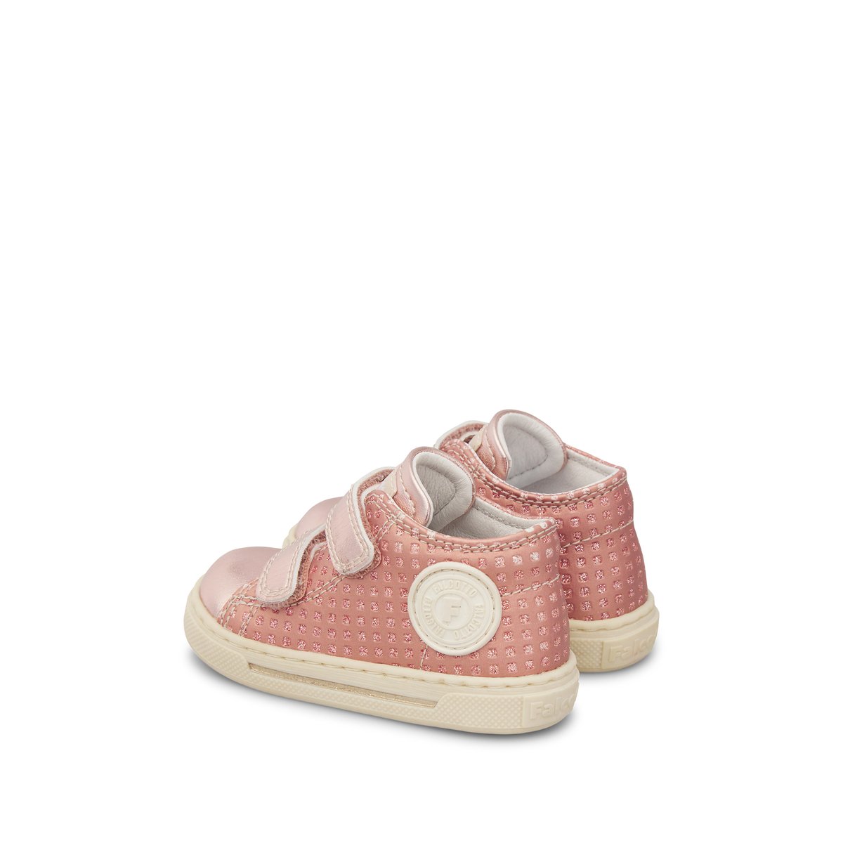 Sneakers en simili cuir MICHAEL 3. blanc-rose-, FALCOTTO