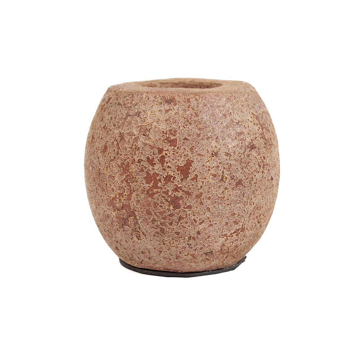 Bougeoir en terre cuite CAVESTONE brun, BAZAR BIZAR