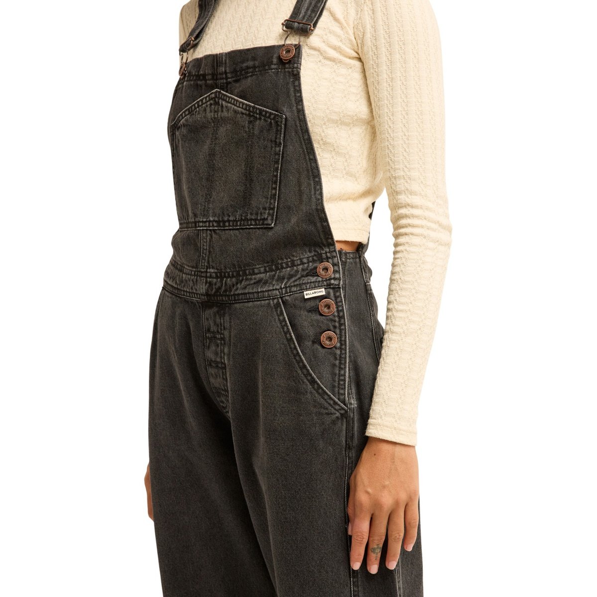 Salopette en jean COLORADO noir black rinse, BILLABONG