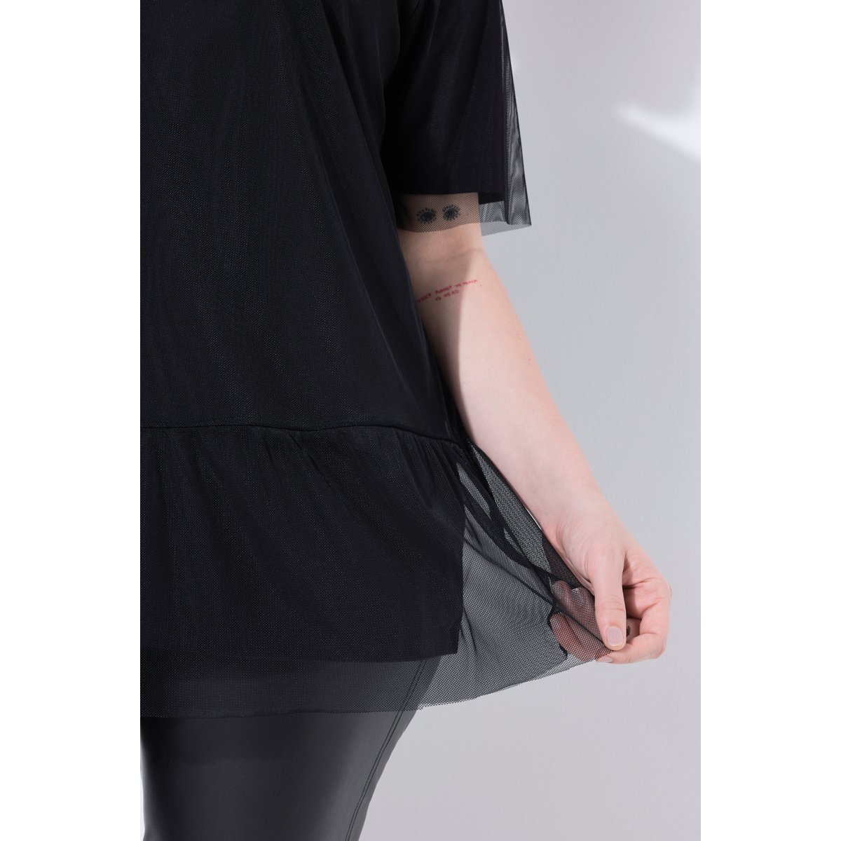 T-shirt doublé noir, ULLA POPKEN