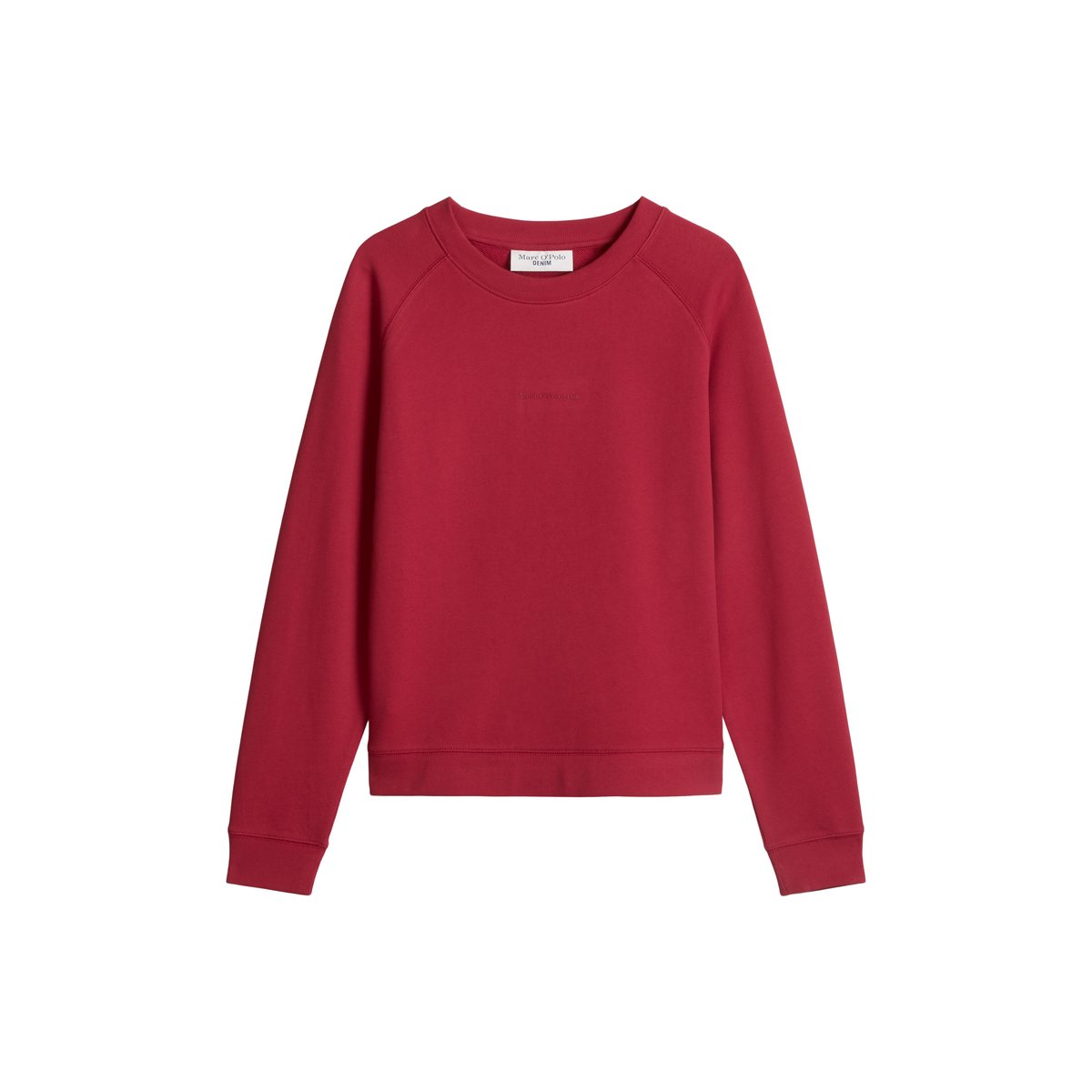 Sweat-shirt DfC relaxed en coton organique rouge, MARC O’POLO DENIM