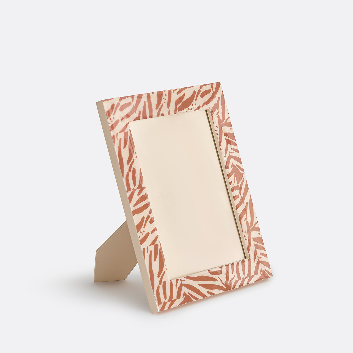 Lean Zebra Print Photo Frame, 16.5 X 21.5cm terracotta, LA REDOUTE INTERIEURS