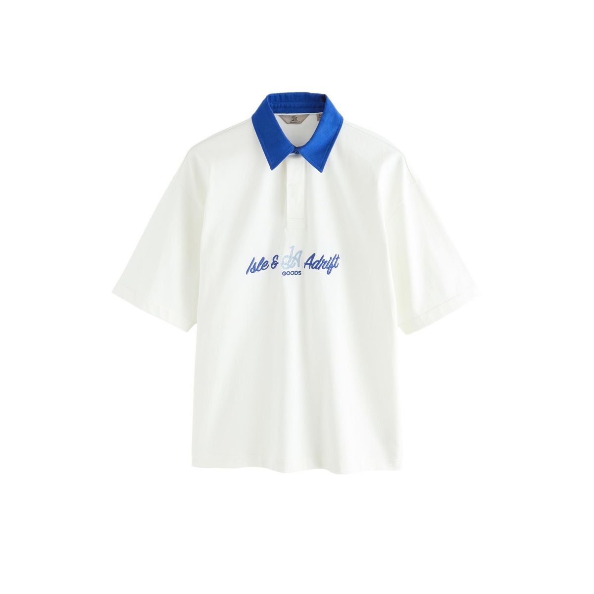 Maillot de rugby oversize edit imprimé blanc, NEXT