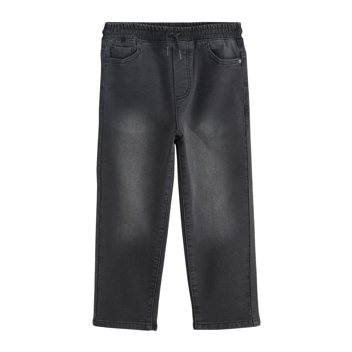 Jean ample à taille élastique, lot de 2 noir/bleu marine, NEXT