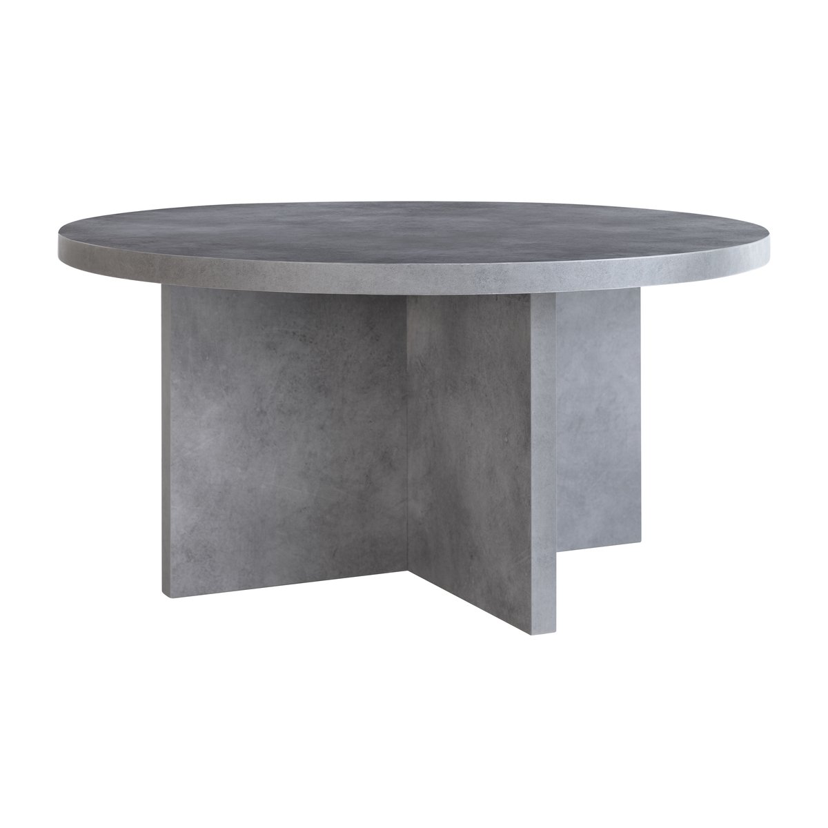 Table basse ronde PAUSA gris microciment, REALLY NICE THINGS