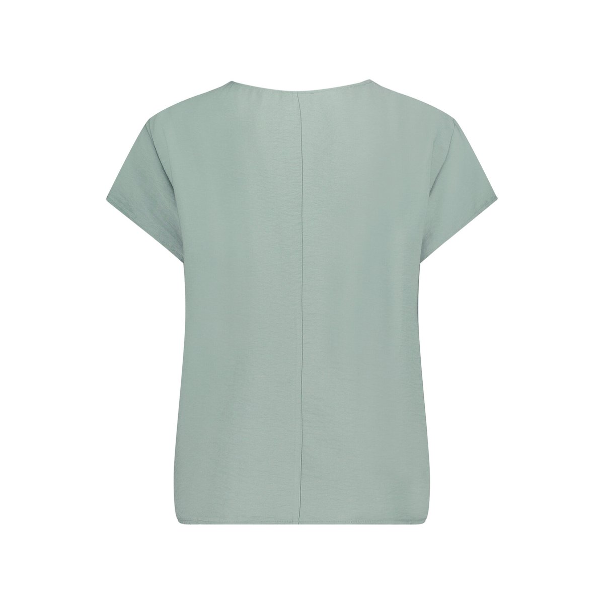 T-shirt façon blouse unicolore chinois green, BETTY BARCLAY