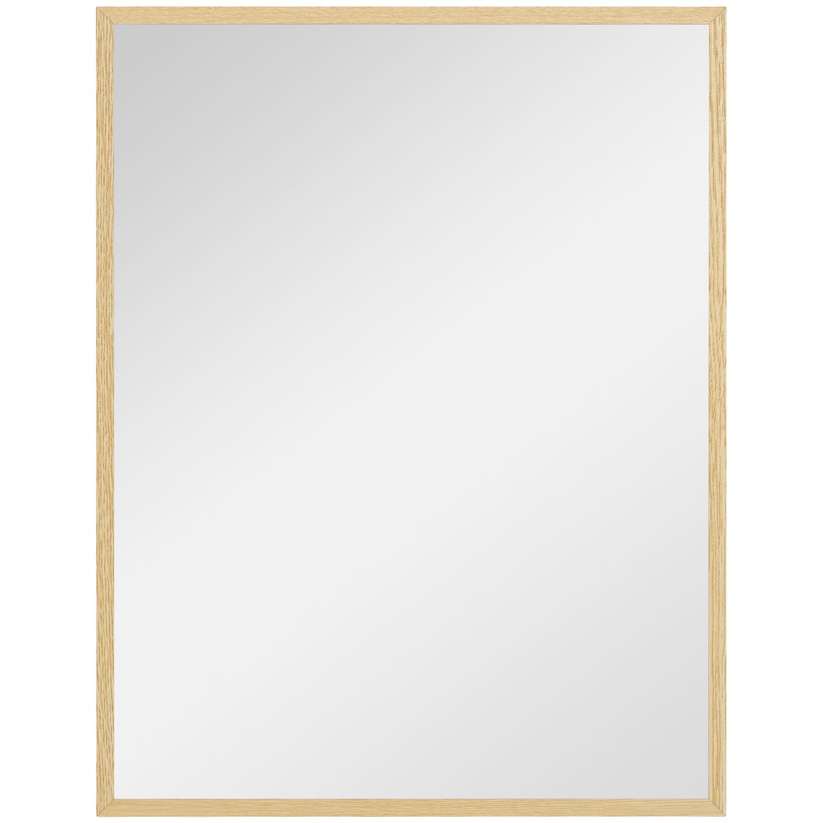 Miroir mural Verre Noir beige, HOMCOM