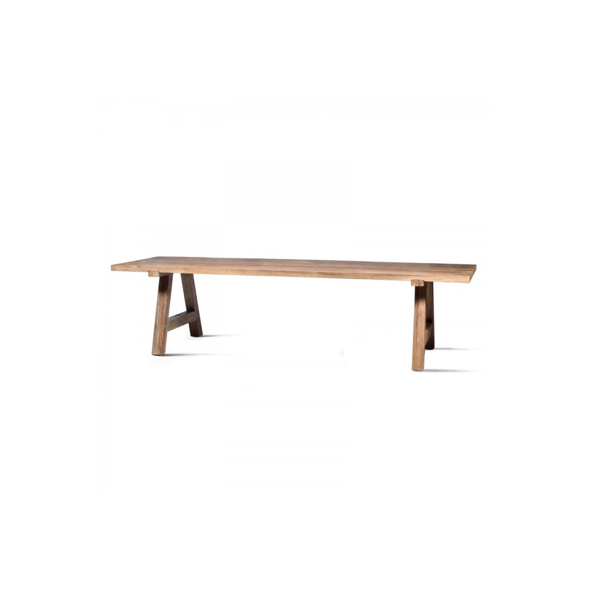 Table de repas en bois massif pour intérieur et extérieur - CANTANA bois clair, MATHI DESIGN