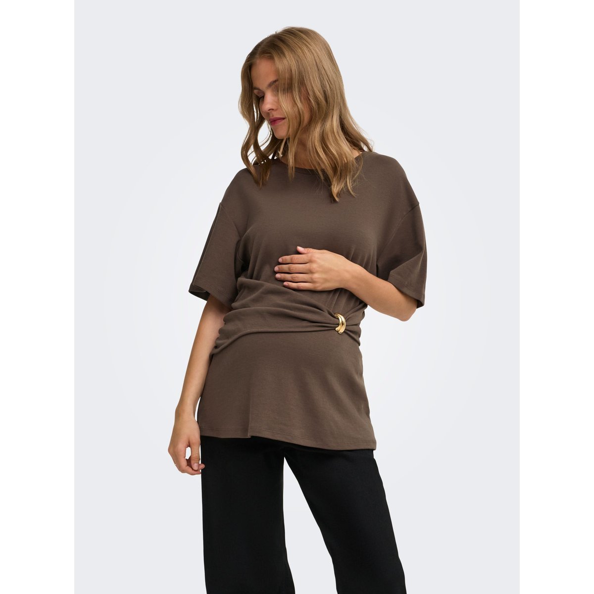 T-Shirt grise - chocolate martini, ONLY