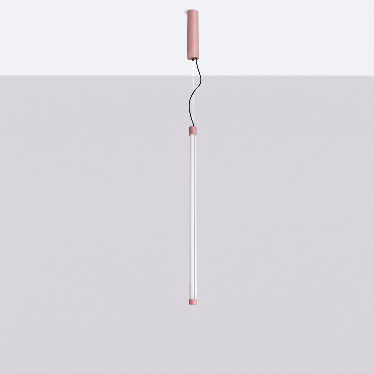 Suspension Acier Rose LED 1 Trang rose, EDEN