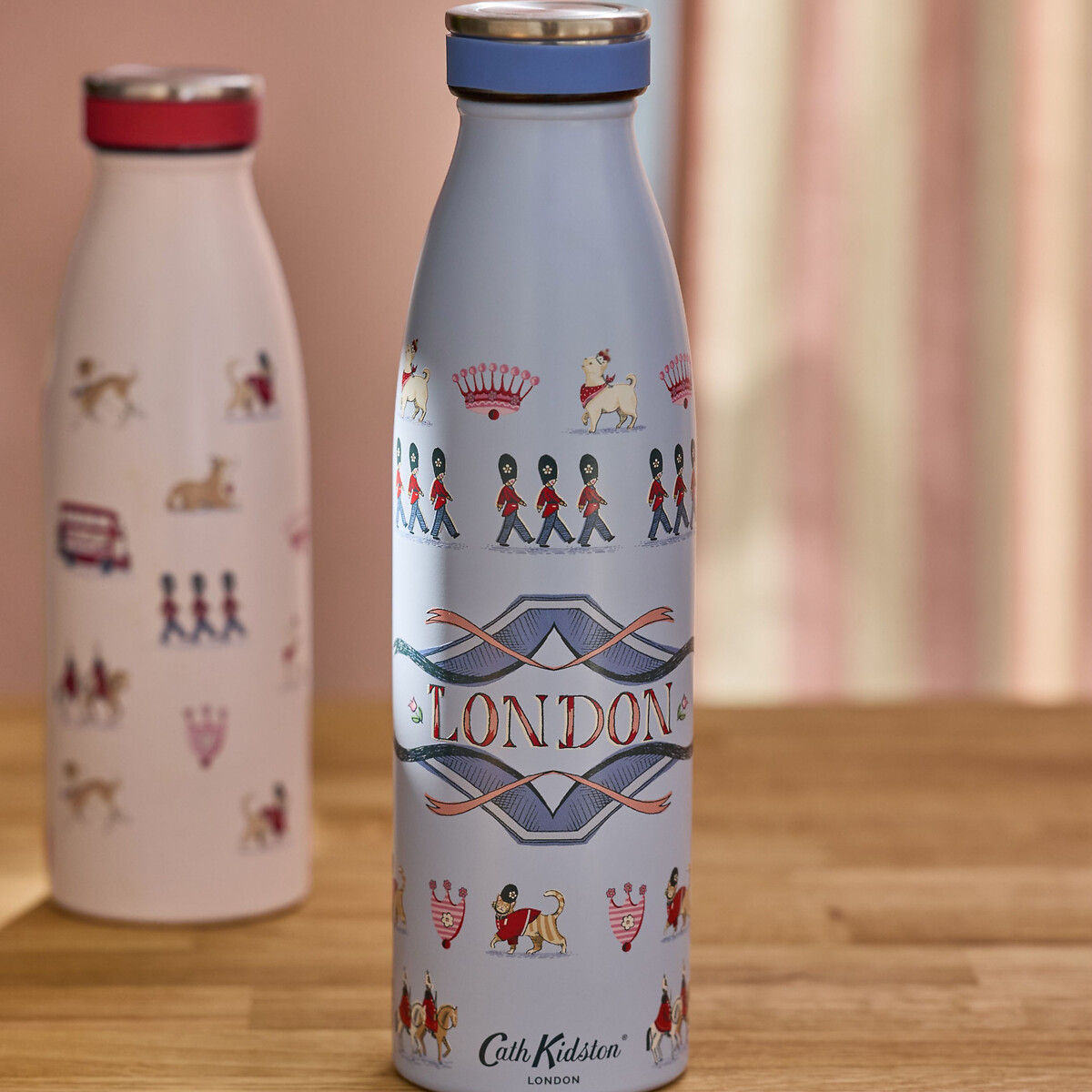 460ml London Town Stainless Steel Bottle blue, CATH KIDSTON