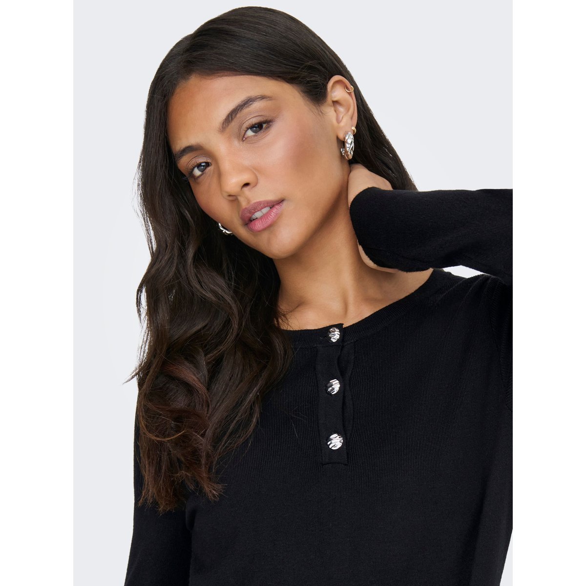 Robe En Maille noire - black, ONLY
