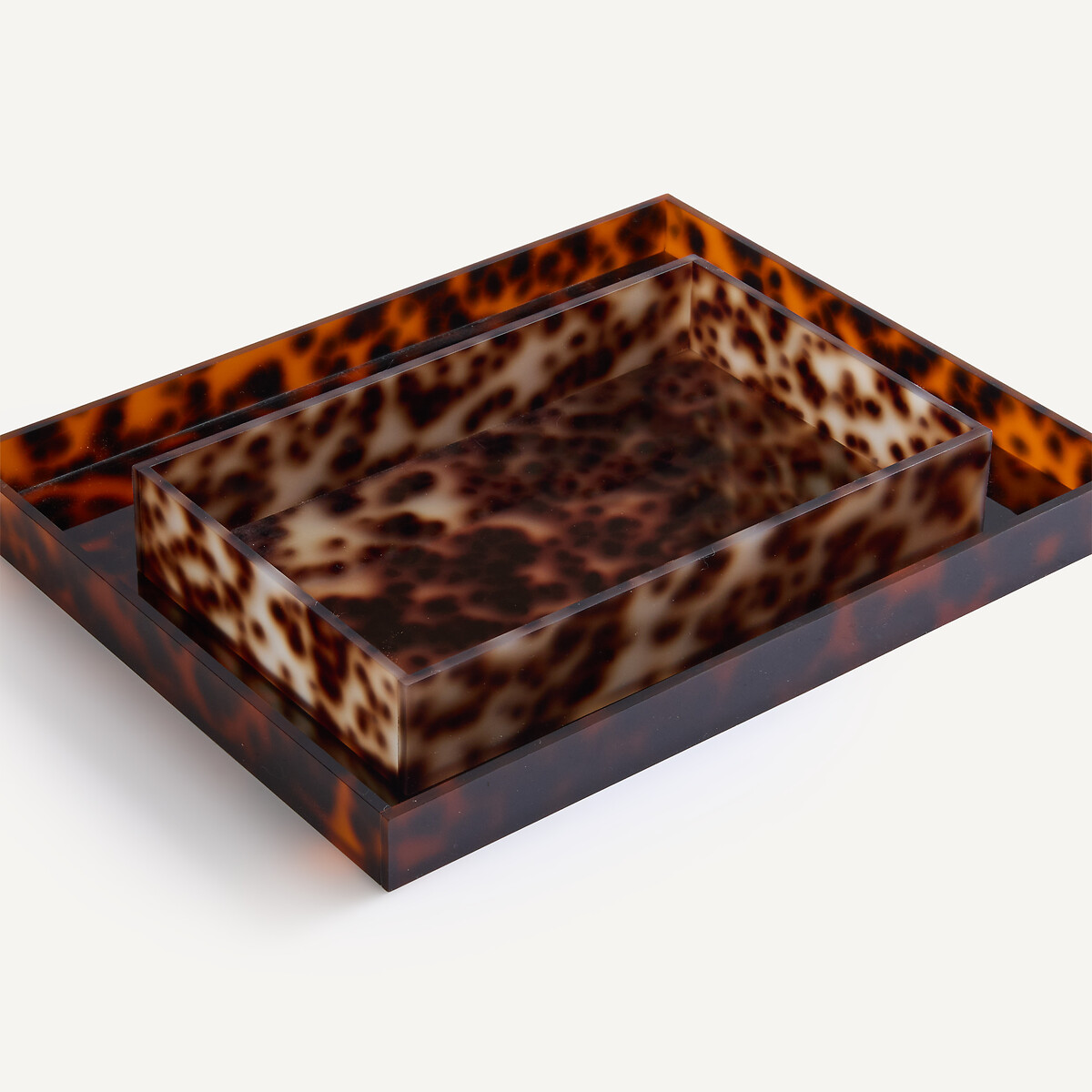 Plateau en acétate teinté, largeur 26,5 cm, PAULEA multicolore, AM.PM